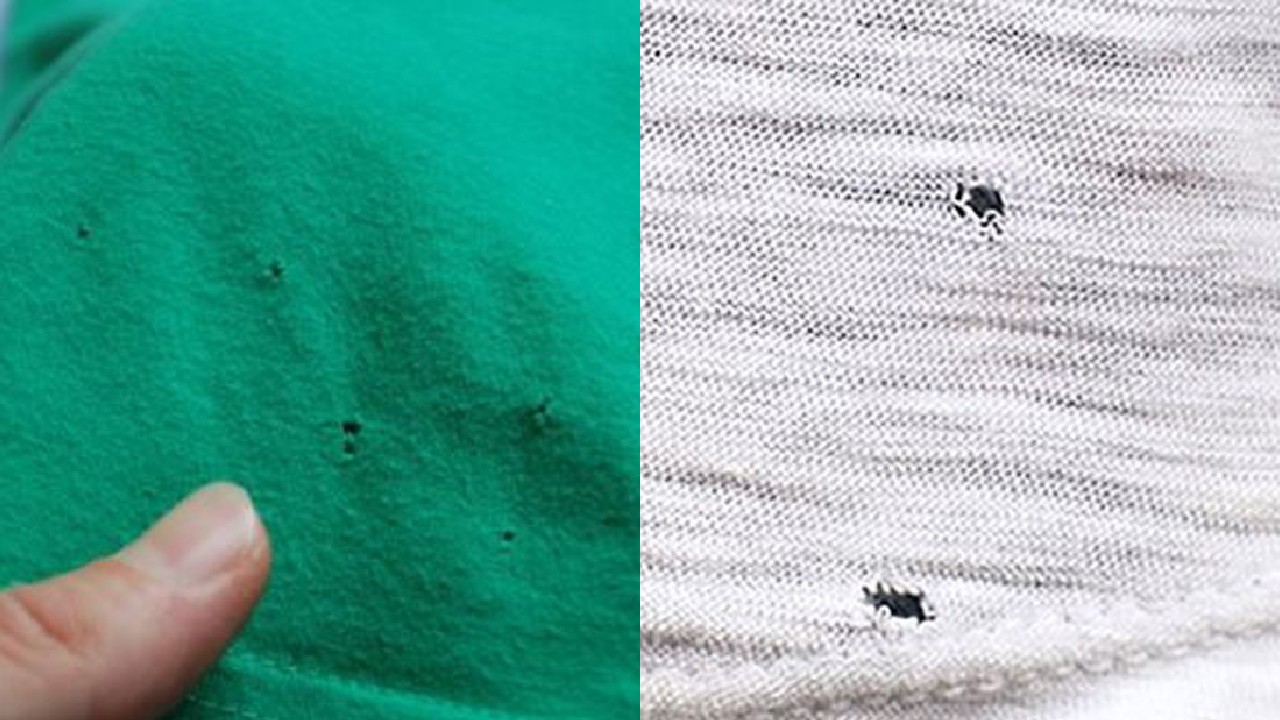Porque aparecen agujeros en tus camisetas