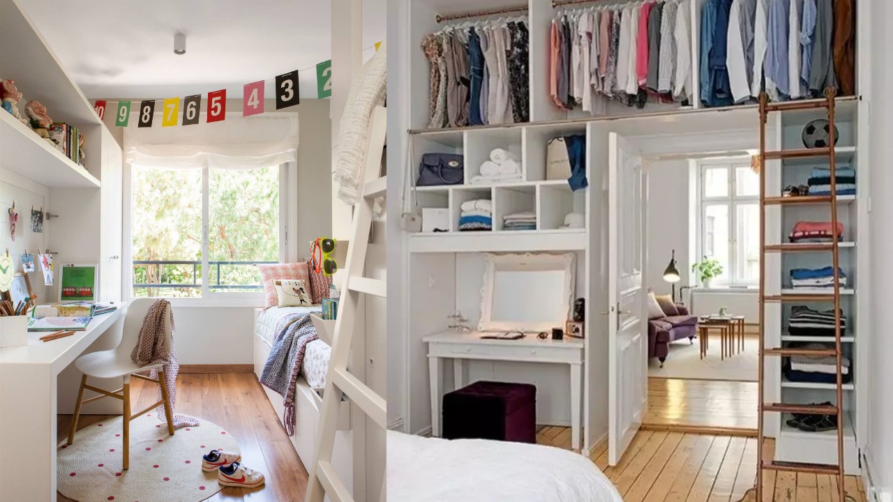 Una habitación pequeña puede lucir amplia