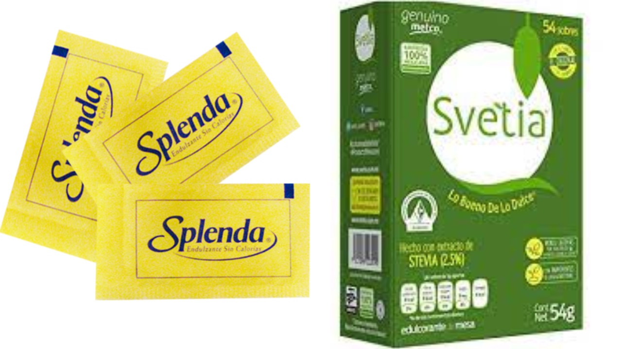 Splenda y Stevia contienen aspartame