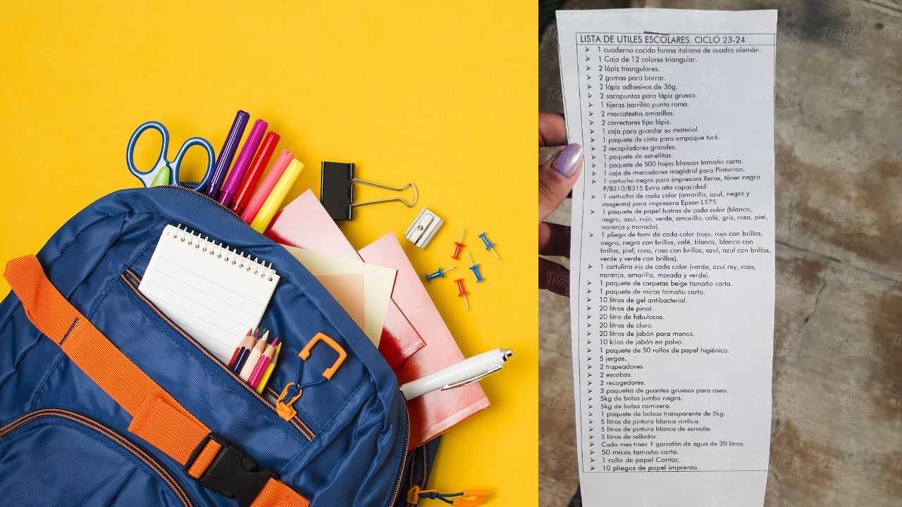 Lista de útiles escolares viral