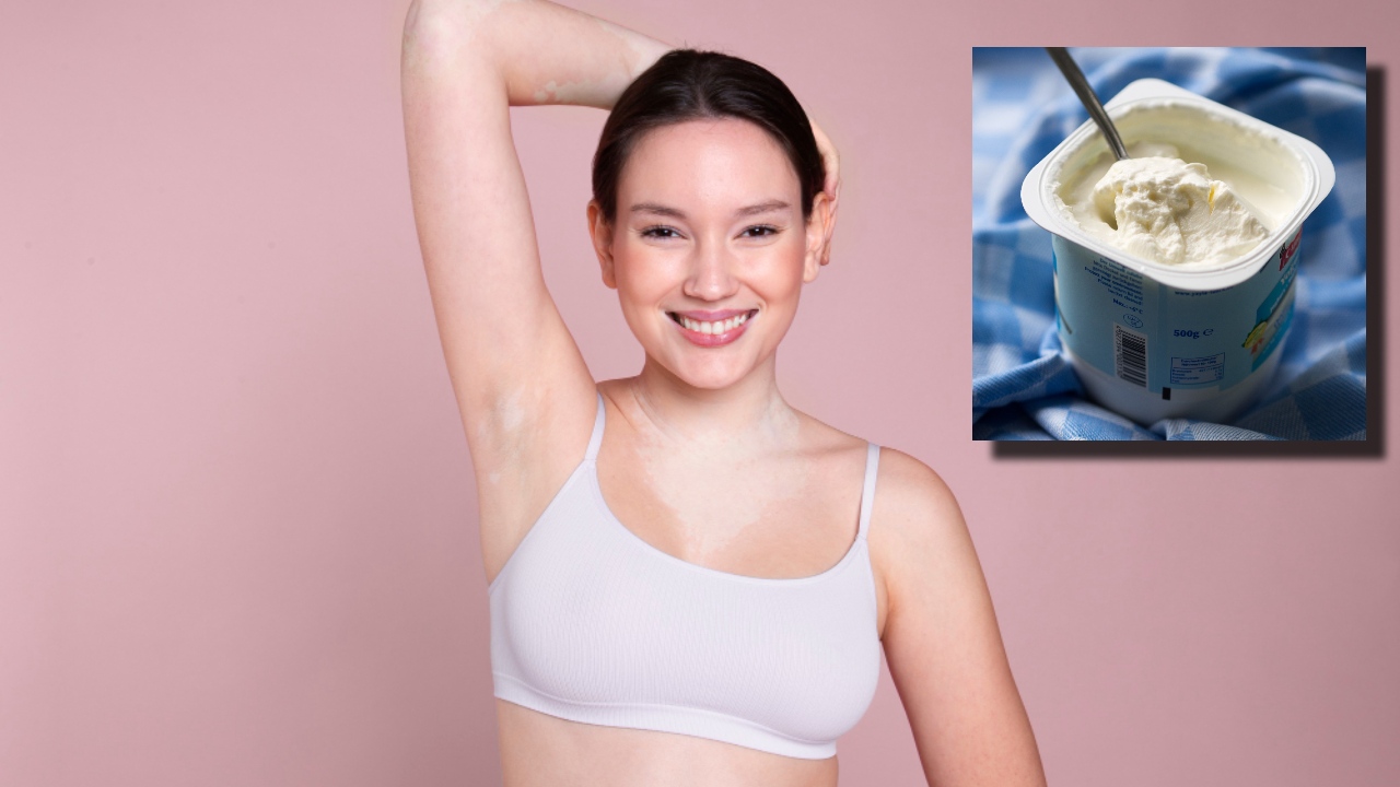Cómo aclarar tus axilas con yogurt griego