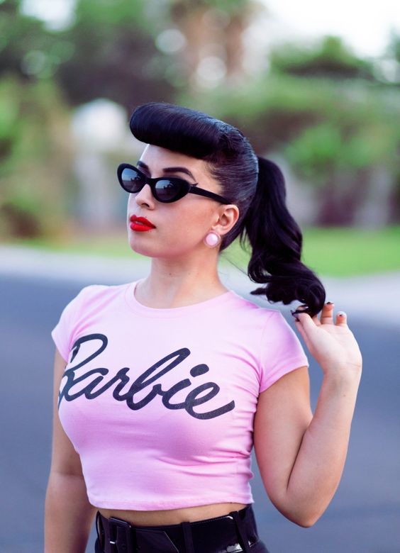 Una Barbie en versión retro