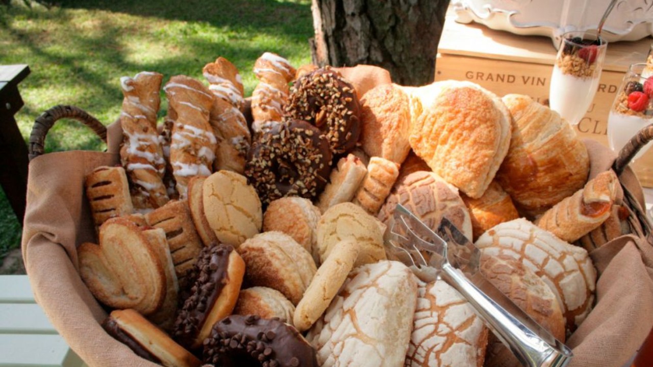 pan dulce con menos calorías