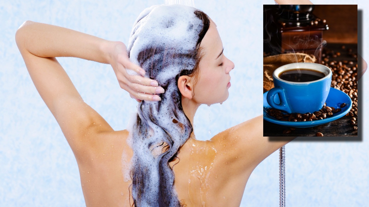 mascarilla de café para el cabello