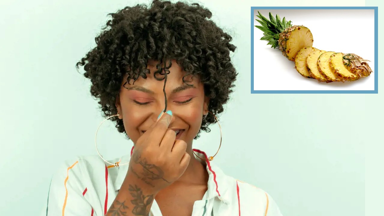 rizar e hidratar tu pelo con piña