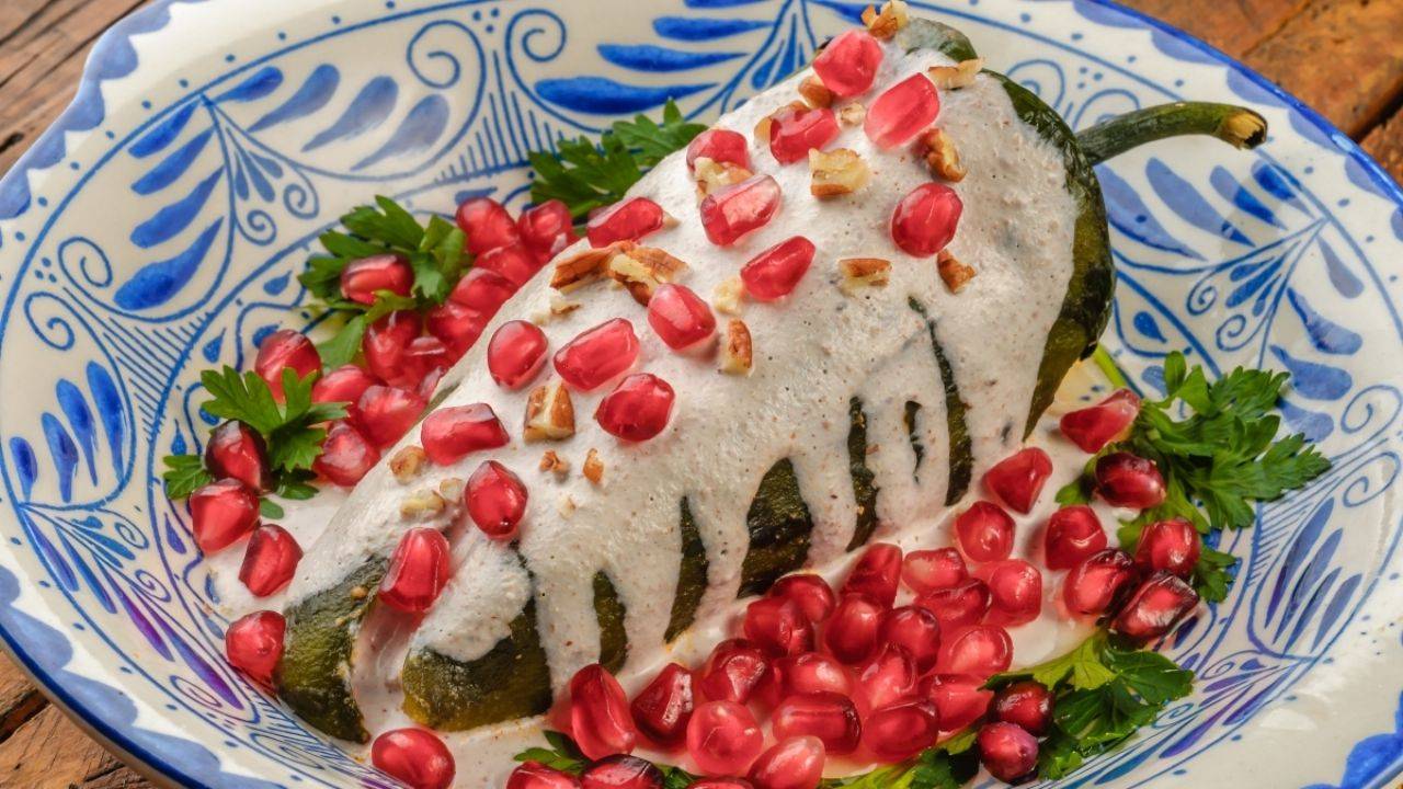 Receta de chiles en nogada