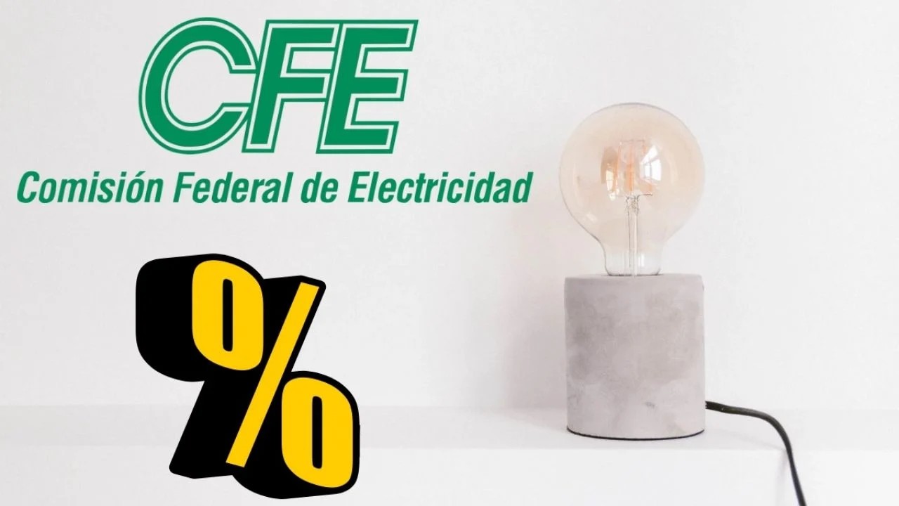 Nuevo descuento de CFE en agosto