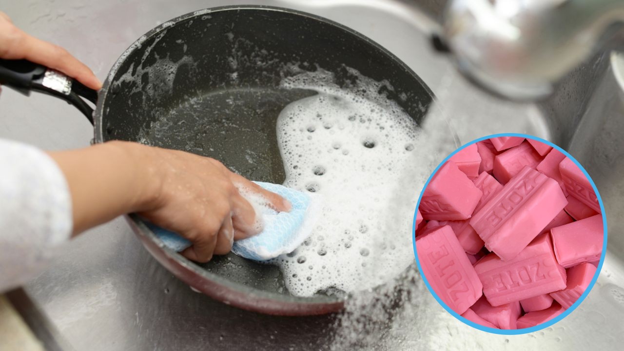 Cómo lavar trastes con jabón Zote