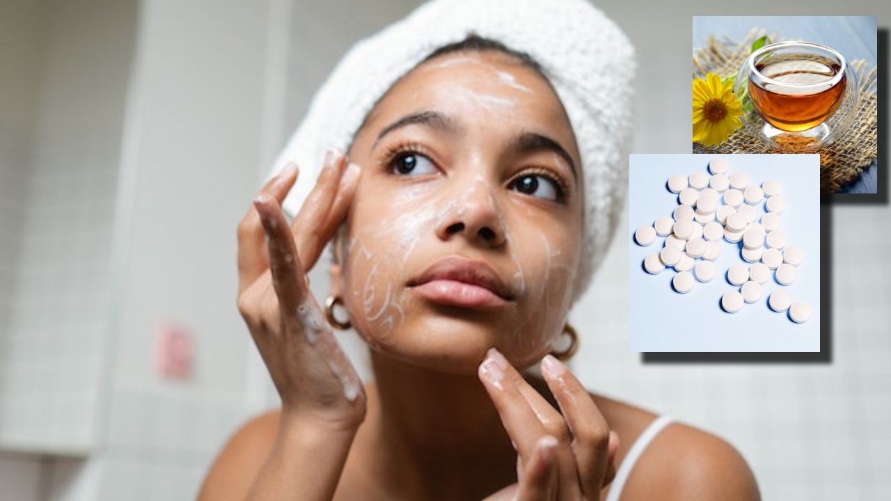 Mascarilla con miel y aspirinas