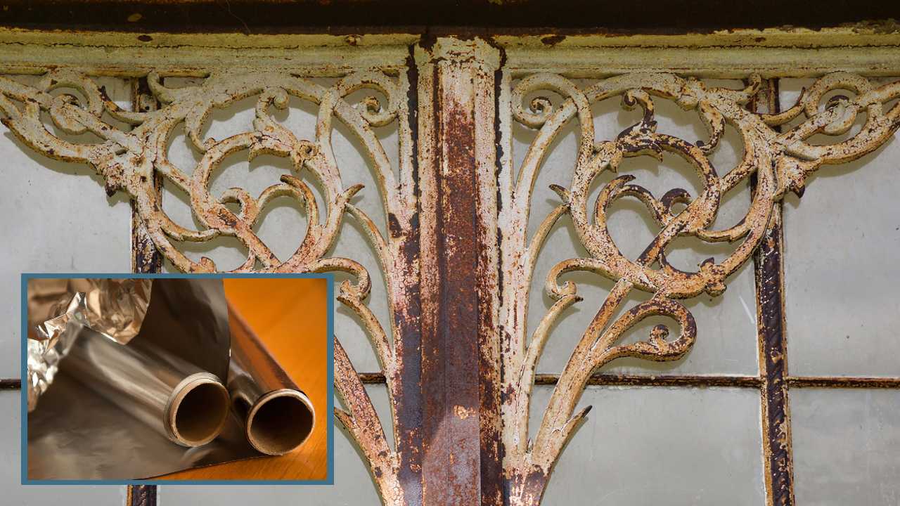 Eliminar el óxido de puertas y ventanas