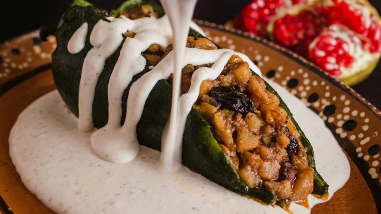 Receta de chiles en nogada